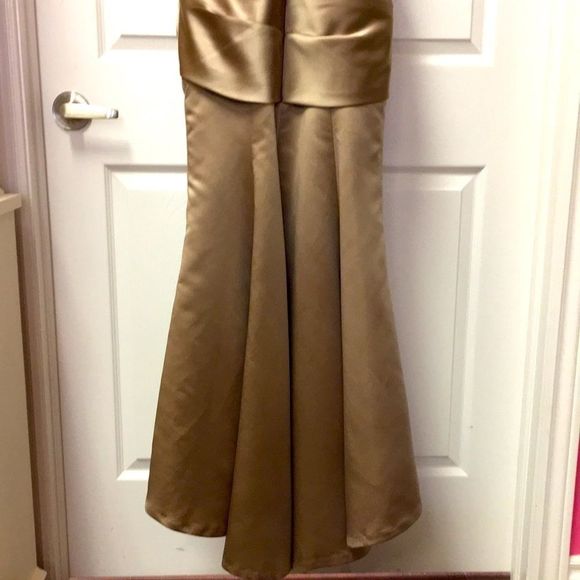 NWT 🤎 IMPRESSION Gold Prom/Grad/Evening Dress - Picture 6 of 8